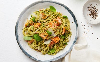 Tasmanian Atlantic Salmon Pesto Spaghetti