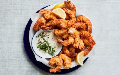 Southern fried Australian King Prawns